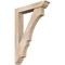 Ekena Millwork Balboa Traditional Smooth Bracket w/ Offset Brace, Douglas Fir, 5 1/2"W x 28"D x 40"H BKT0604X28X40BOA01SDF - alternate 1